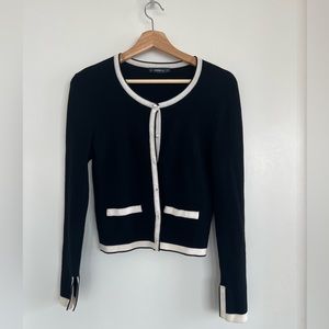 Black and White Zara Cardigan